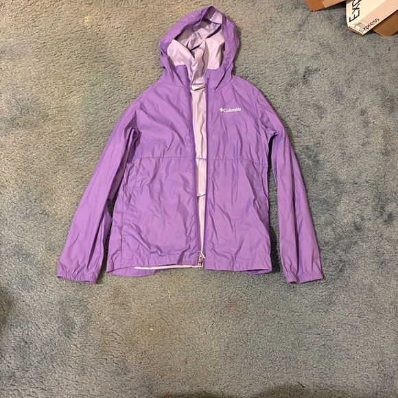 Columbia Kids Lavender Raincoat - Picture 1 of 2